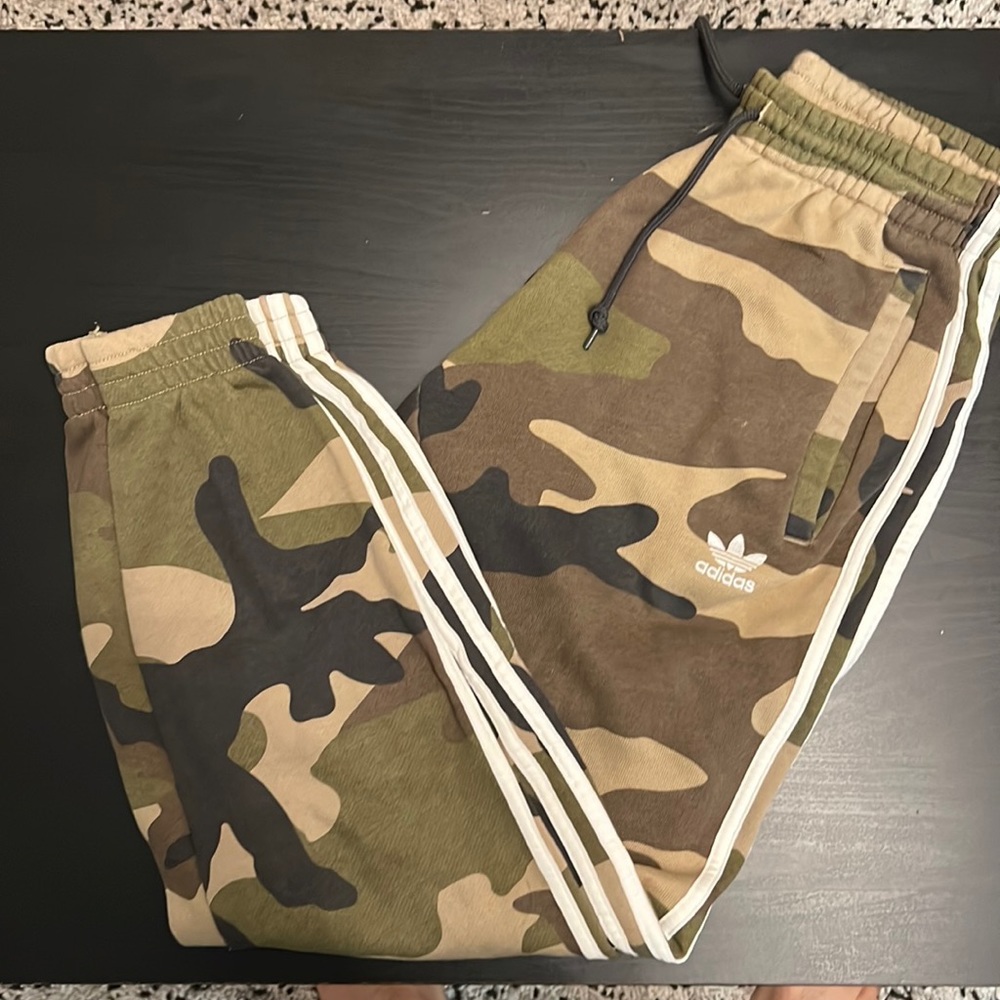 Adidas Camo track pants